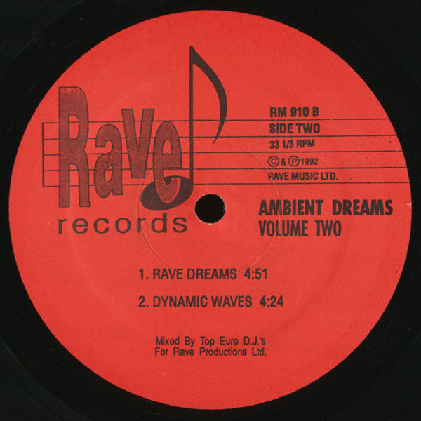 Various : Ambient Dreams Volume Two (12", Unofficial)