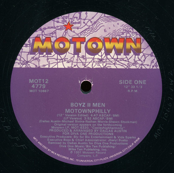 Boyz II Men : Motownphilly (12", Single)