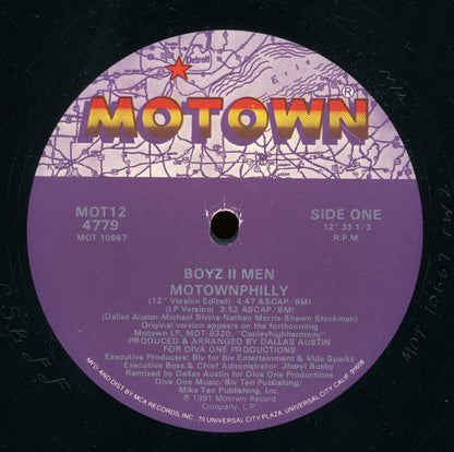 Boyz II Men : Motownphilly (12", Single)