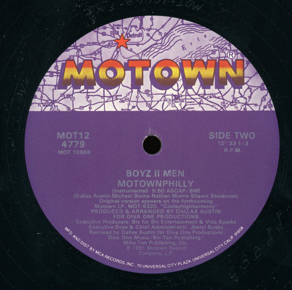 Boyz II Men : Motownphilly (12", Single)