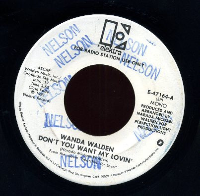 Wanda Walden : Don't You Want My Lovin' (7", Single, Promo)