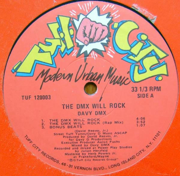 Davy DMX : The DMX Will Rock (12")