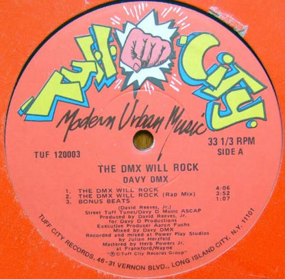 Davy DMX : The DMX Will Rock (12")
