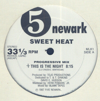 Sweet Heat (2) : This Is The Night (12")
