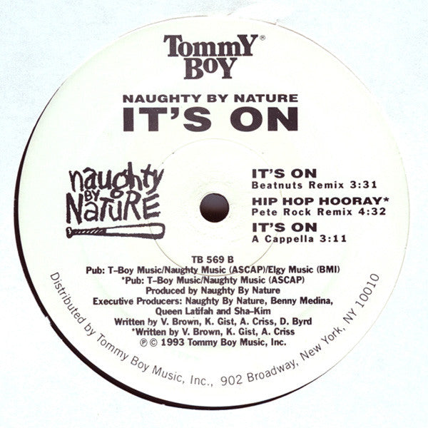 Naughty By Nature : It's On (12")