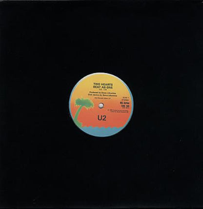 U2 : Two Hearts Beat As One (Club Version) (12", Single, Com)
