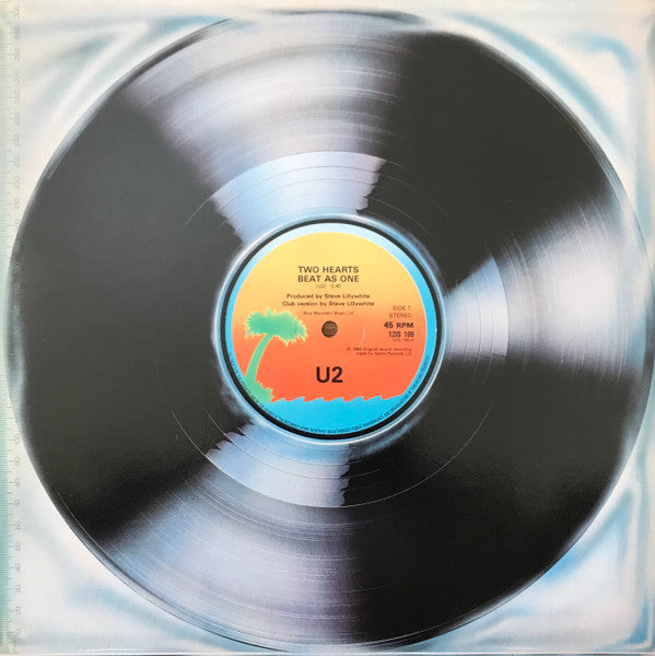 U2 : Two Hearts Beat As One (Club Version) (12", Single, Com)