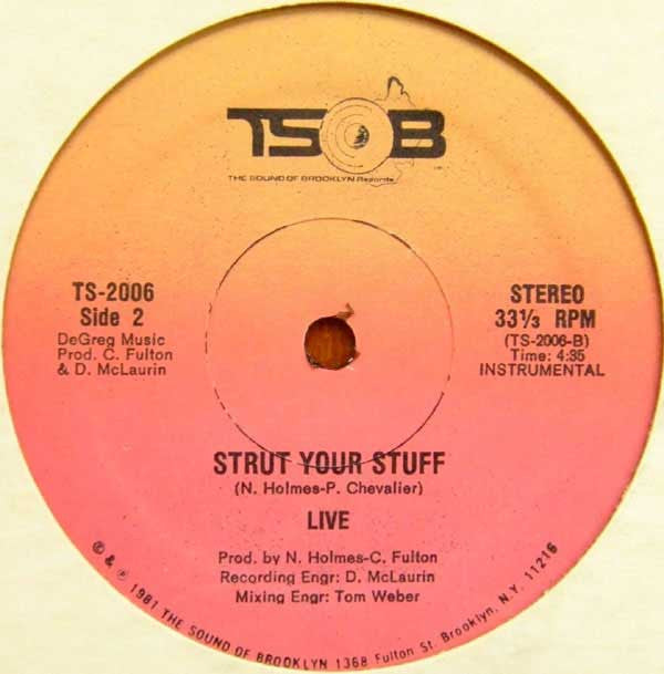 Live* : Strut Your Stuff (12")
