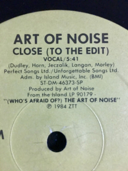Art Of Noise* : Beat Box / Close (To The Edit) (12", Single)