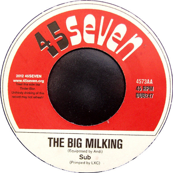 Lowcut & Sub* : Detachment Dub / The Big Milking (7")