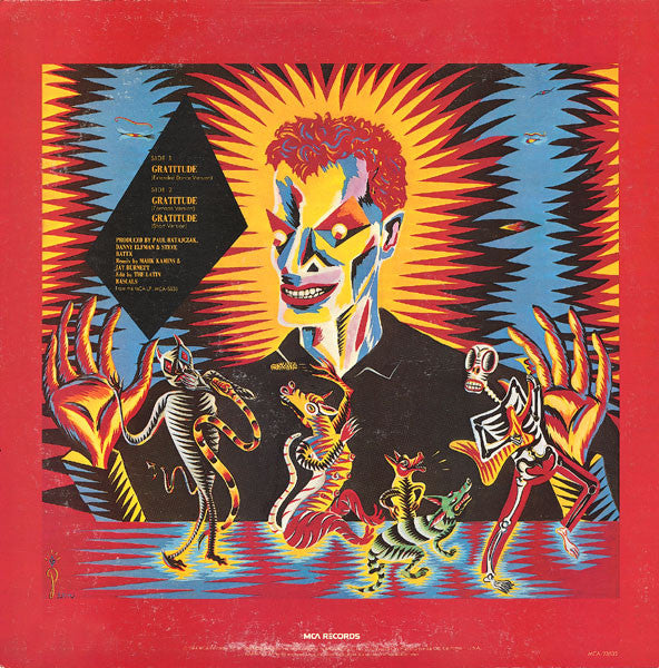 Danny Elfman : Gratitude (12", Single, Pnc)