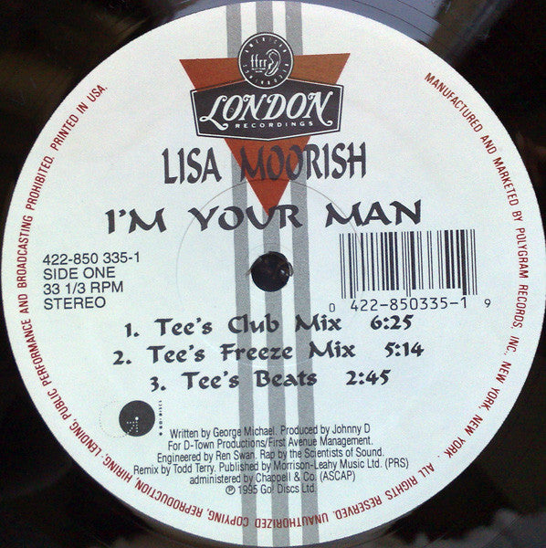 Lisa Moorish : I'm Your Man (12")