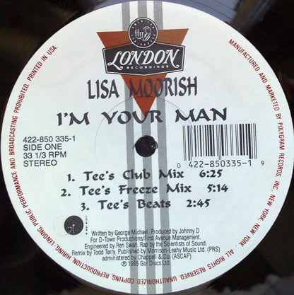 Lisa Moorish : I'm Your Man (12")
