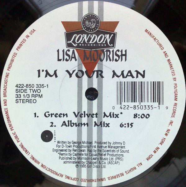 Lisa Moorish : I'm Your Man (12")