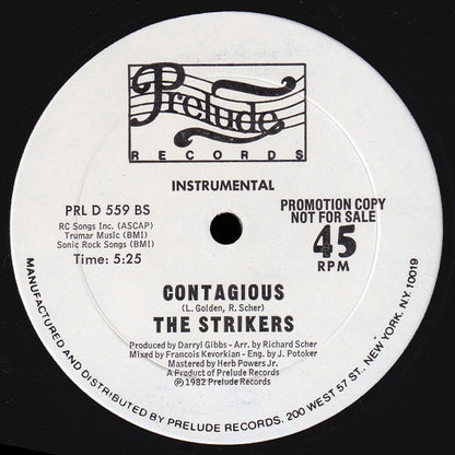 The Strikers : Contagious (12", Promo)