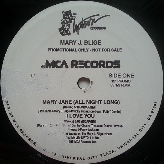 Mary J. Blige : The Remix EP (12", Unofficial)