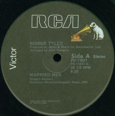 Bonnie Tyler : Married Men (12", Single)
