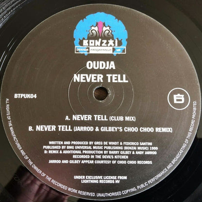 Oudja : Never Tell (12")