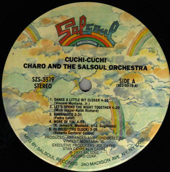 Charo And The Salsoul Orchestra : Cuchi-Cuchi (LP, Album, Ter)