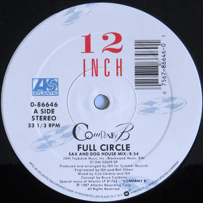 Company B : Full Circle (12", Single)