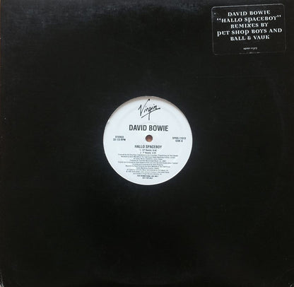 David Bowie : Hallo Spaceboy (Remixes By Pet Shop Boys And Ball & Vauk) (12", Promo)