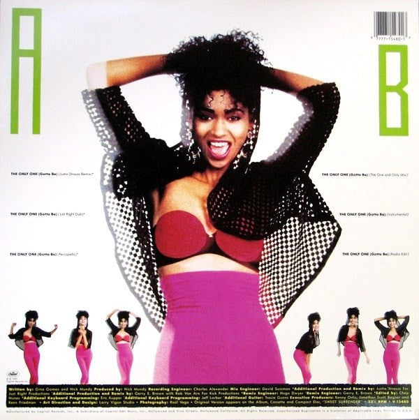 Gina Go-Go : The Only One (Gotta Be) (12", Single)