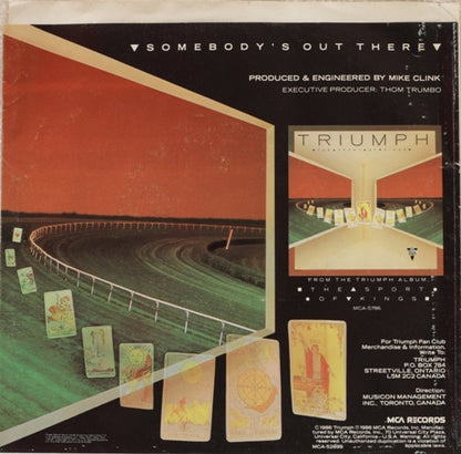 Triumph (2) : Somebody's Out There (7", Single)