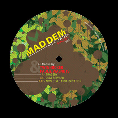 Twinhooker & Paulie Walnuts : Tragedy / Just Reward / New Style Assassination (12")
