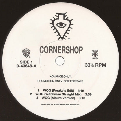 Cornershop : WOG (12", Advance, Promo)