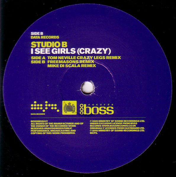 Studio B : I See Girls (12")