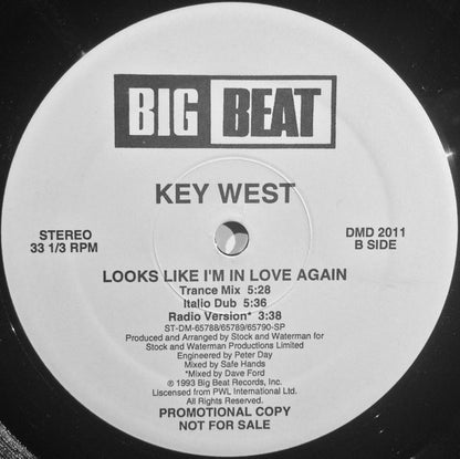 Key West : Looks Like I'm In Love Again (12", Promo)