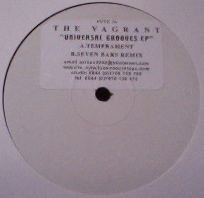 The Vagrant : Universal Grooves E.P. (2x12", EP, Promo)