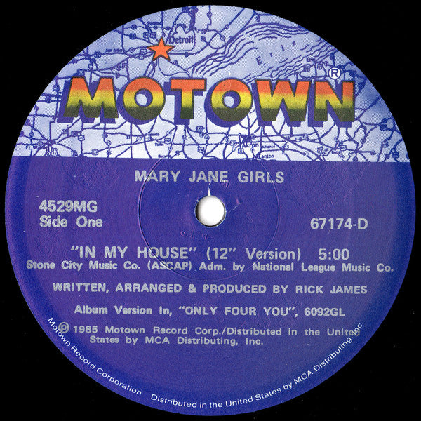 Mary Jane Girls : In My House (12")