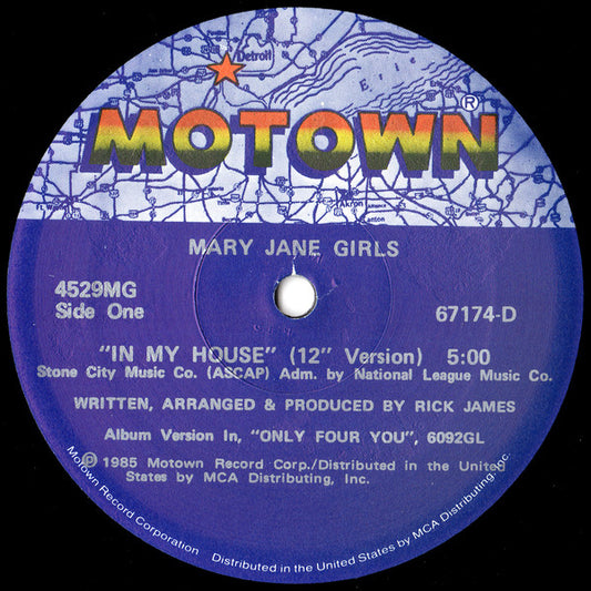 Mary Jane Girls : In My House (12")