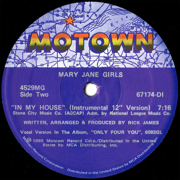 Mary Jane Girls : In My House (12")