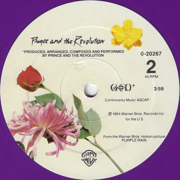 Prince And The Revolution : Purple Rain (12", Maxi, Ltd, Pur)