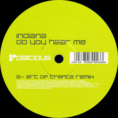 Indiana : Do You Hear Me (12", 1/2)