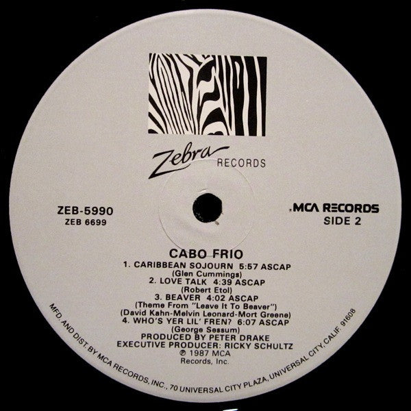 Cabo Frio : Cabo Frio (LP, Album, Glo)
