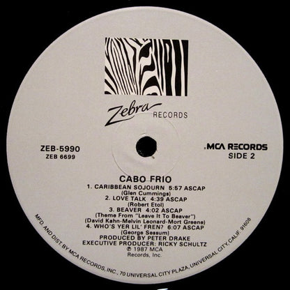 Cabo Frio : Cabo Frio (LP, Album, Glo)