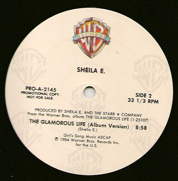 Sheila E. : The Glamorous Life (12", Promo)