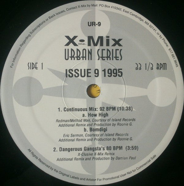 Various : X-Mix Urban Series 9 (12", Comp, Promo)