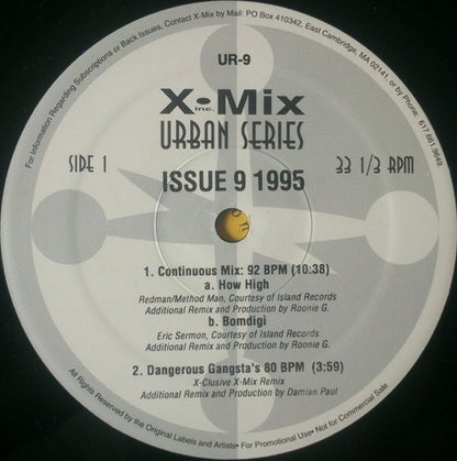 Various : X-Mix Urban Series 9 (12", Comp, Promo)