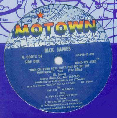 Rick James : High On Your Love Suite / You & I (12")
