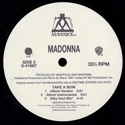 Madonna : Take A Bow (12", Single)