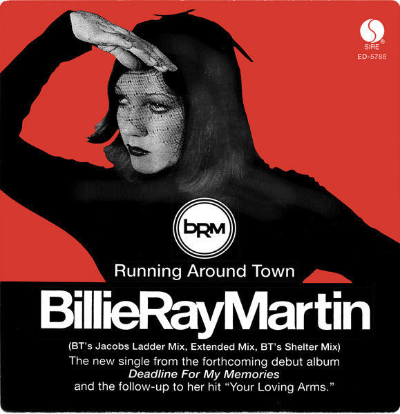 BillieRayMartin* : Running Around Town (12", Promo)