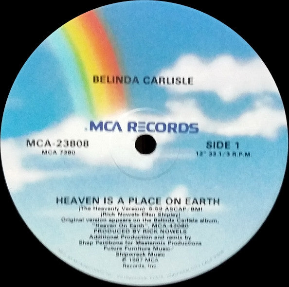 Belinda Carlisle : Heaven Is A Place On Earth (12" Version) (12")
