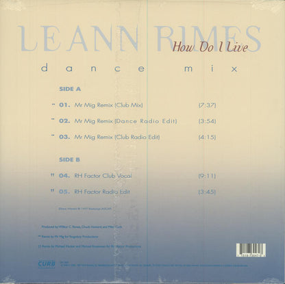 LeAnn Rimes : How Do I Live (Dance Mix) (12")