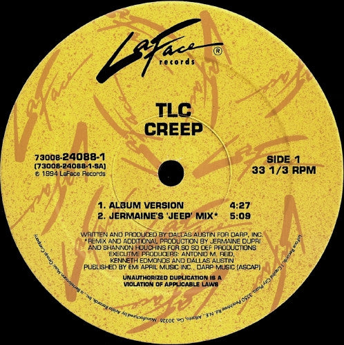 TLC : Creep (12", Single)