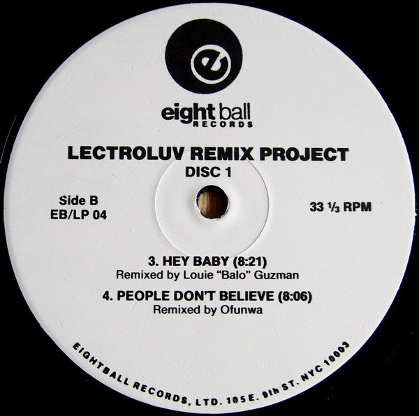 Lectroluv : Remix Project (2xLP, Comp)