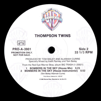 Thompson Twins : Bombers In The Sky (12", Promo)
